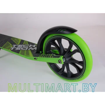 Самокат Tech Team 210R Comfort 2022 (черный/зеленый) картинка 3